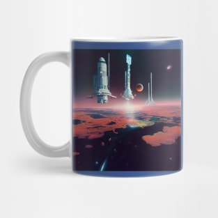 Interplanetary Spaceport Mug